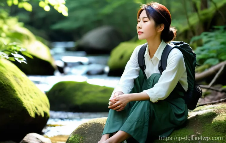 디지털 디톡스 캠프 일상에서의 스크린 타임 줄이기 - **"A heartwarming scene of a Japanese family of four – parents in their early 40s and two children (...