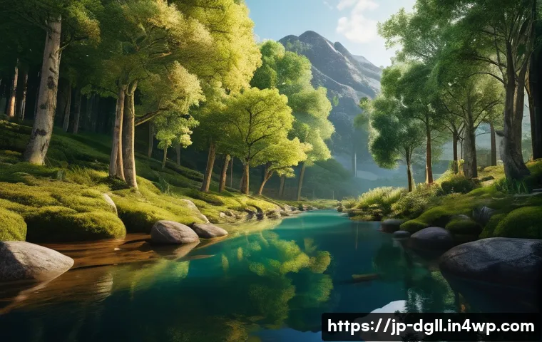 디지털 디톡스 캠프와 자연 치유의 관계 - Below are three detailed image prompts in English, designed to capture the essence of digital detox ...