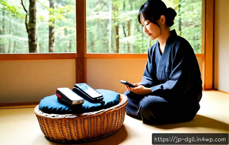 디지털 디톡스 캠프에서의 심리적 지원 방법 - Photorealistic digital detox camp counseling session in a quiet Japanese forest lodge, compassionate...